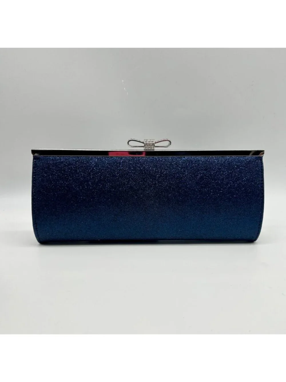I.N.C. International Concepts Navy Blue Fabric Evening Clutch